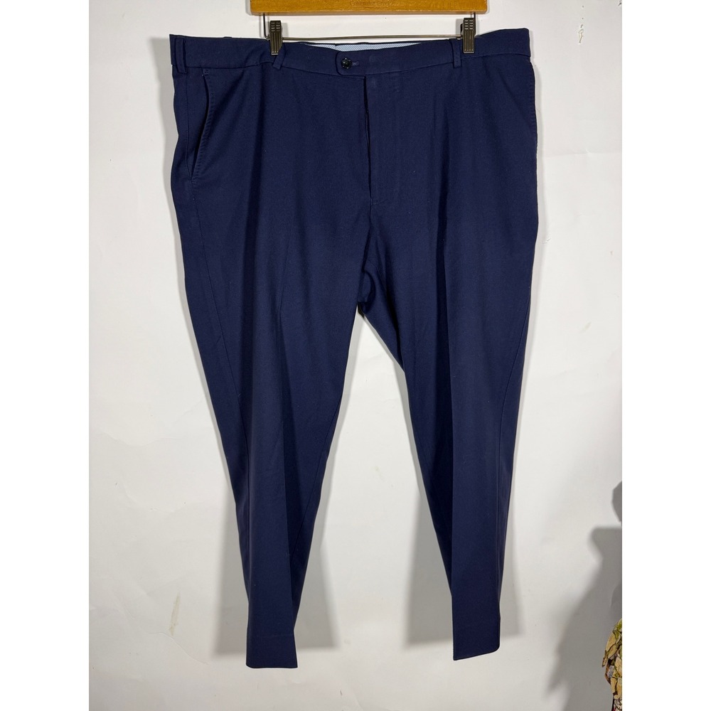 Peter Millar Crown Sport Mens 42x32 Navy Blue Performance Golf Dress Pants